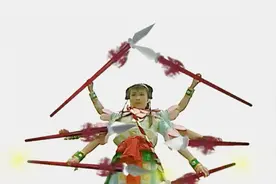 哪吒大展三头六臂，不料小妖亮出法宝，直接把哪吒兵器收走！视频封面