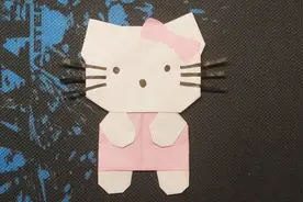 手工折纸：教你折一个可爱的凯蒂猫视频封面