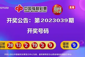 中国福利彩票开奖公告视频封面