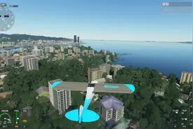 解说《模拟飞行2020》教各位如何设置中文【体验厦门的风景】