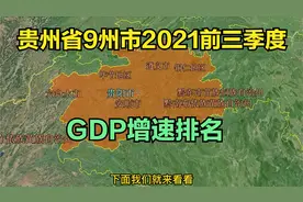 三维地图：贵州9州市2021年前三季度GDP增速排名视频封面