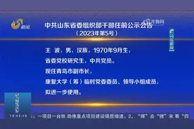 中共山东省委组织部干部任前公示公告（2023年第5号）视频封面