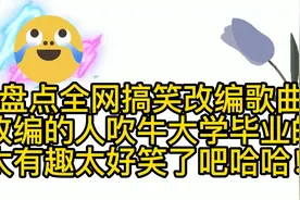 盘点全网搞笑改编吹牛歌曲 改编的人太有才了 笑哈哈！视频封面