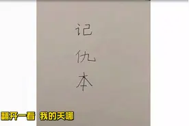 姐姐在家发现弟弟的秘密：记仇本，想不想了解一下？视频封面