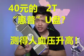离谱！拼夕夕上40元2T惠普U盘！是真是假？？up亲自买来测试视频封面