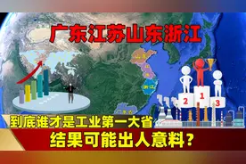 广东江苏山东浙江，到底谁才是工业第一大省？你知道是哪个省吗？视频封面