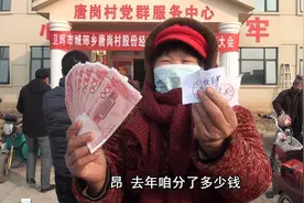 河南农村分红了，看看今年分了多少，真羡慕这个村子里的村民们视频封面