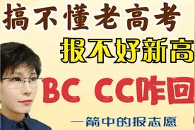 等级BC和CC是怎么回事 搞不懂老高考 报不好新高考 江苏报考必看视频封面
