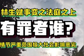 有罪者谁！林生斌事变之法庭之上，情节严重社会影响恶劣范围极大视频封面