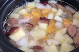 过年喝上一碗苹果大枣汤，简单易学刮油刮脂，老少皆宜美容养颜视频封面