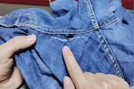 一个修复牛仔裤裤裆的方法，学会可以完美无痕修复破洞的牛仔裤视频封面