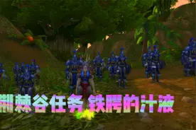 魔兽世界：去做荆棘谷的任务，铁腭的体液，结果山洞里全是部落视频封面