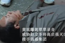 狂飙：黄瑶曝黄翠翠录音，威胁赵立冬将高启强灭口，接手强盛集团视频封面