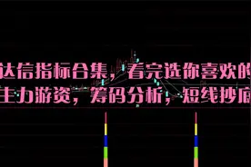 通达信指标合集，看完选你喜欢的，主力游资，筹码分析，短线抄底视频封面