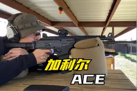 这是一支全新的加利尔ACE步枪，国外小哥拿来打靶测试，看着不错