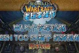 WLK十字军试炼 25H TOC 50箱子 奶骑视角 副本攻略 #魔兽世界视频封面
