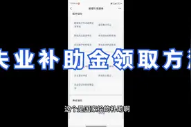 失业补助金线上领取方法 失业金线上领取方法视频封面