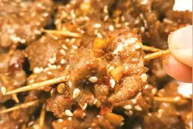 竹签牛肉：牛肉怎么做才好吃呢？试试这个 鲜香 入味 超有食欲