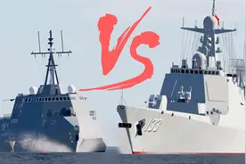 052D驱逐舰 大战 美军濒海战斗舰！它们火力谁更猛？战争模拟视频封面