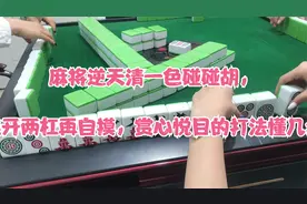 麻将对局之不速之客，点炮豪华七小对，牌面再好也是裤衩都没了