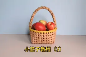 小篮子教程3，提手最简单的编法，好看又好玩！视频封面