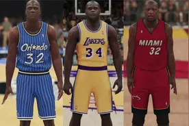 《NBA2K/LIVE》沙奎尔奥尼尔，历代投篮及造型进化史！视频封面
