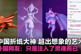 中国折纸大神 超出想象的艺术，外国网友：只是注入灵魂而已视频封面