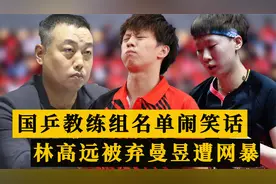 国乒3消息：教练组名单闹笑话，林高远被弃用，王曼昱遭球迷网暴视频封面