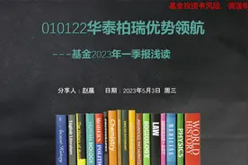 010122华泰柏瑞优势领航-2023年一季报浅读视频封面
