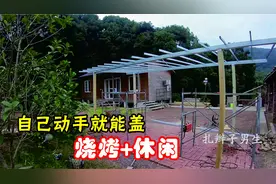 自己动手搭个葡萄架，看到最后效果太满意了视频封面
