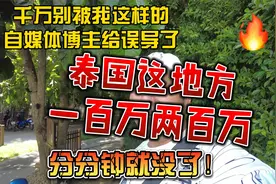 千万别被我这种博主给误导了，在泰国一百万两百万，分分钟就没了视频封面