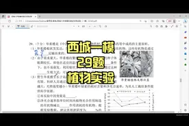 西城一模（22年）——29题视频封面