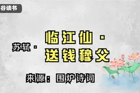 苏轼《临江仙送钱穆父》人生如逆旅我亦是行人，读苏轼如同读人生视频封面