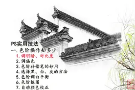 ps实用技法（色阶）1.调明暗、对比度