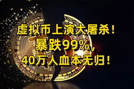 虚拟币上演大逃杀！暴跌99%，40万人血本无归视频封面