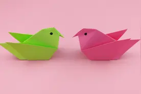 教你折简单又可爱的小鸟，小朋友都喜欢，手工DIY折纸教学