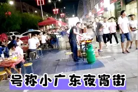 衡阳白沙洲工业园宵夜一条街，号称小广东夜市，非常热闹视频封面