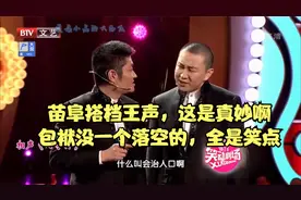 相声：苗阜搭档王声，这是真妙啊，包袱没一个落空的，全是笑点视频封面
