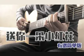 赵英俊《送你一朵小红花》-简单版吉他教学视频及演示视频封面
