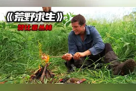 荒野求生：贝爷挑战赞比亚丛林，钓鲶鱼，烤牛蛙，体验空中拉稀视频封面