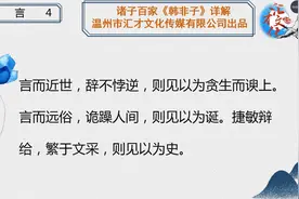 诸子百家《韩非子》详解第三章难言28视频封面