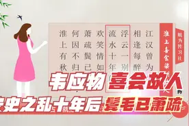 韦应物《淮上喜会梁州故人》浮云一别后，流水十年间视频封面