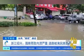浙江绍兴：强降雨致内涝严重，道路被淹民房进水|天下财经视频封面