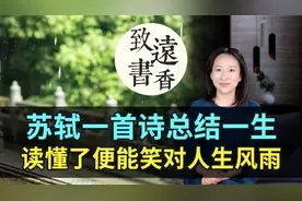 苏轼晚年大彻大悟，写下一诗总结一生坎坷，读懂了便能笑对人生!视频封面