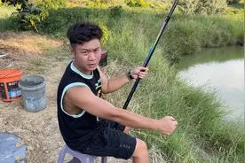 三石在攀枝花工作，忙里偷闲去钓鱼，结果还是1条都没有带回家