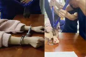 孩子玩捡来手铐铐住女子 跑完派出所又去消防队终于打开视频封面