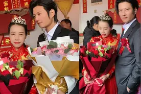 新人结婚意外撞脸谢霆锋莫文蔚，新郎凹造型找机位被吐槽走错片场视频封面