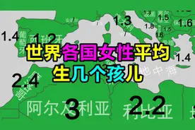 世界各国女性，平均产子数量，非洲生育率最高视频封面