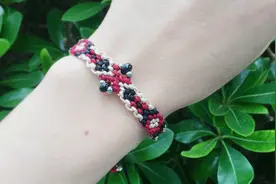 蜓络手作，漂亮的手绳，古典的图案如何编织视频封面