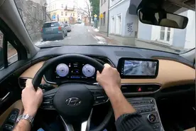 现代 Santa Fe 2021 四驱 试驾视频封面